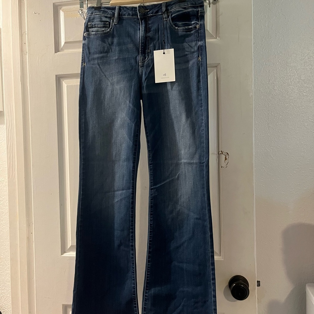 Stylish Blue Flared Jeans
